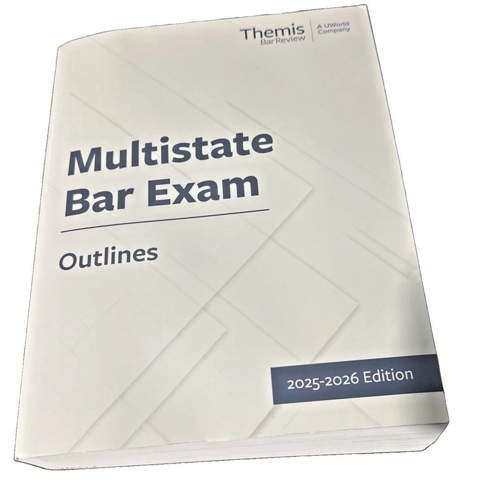Themis Bar Review Multistate Bar Exam MBE Outlines 2025-2026 Edition Law Test